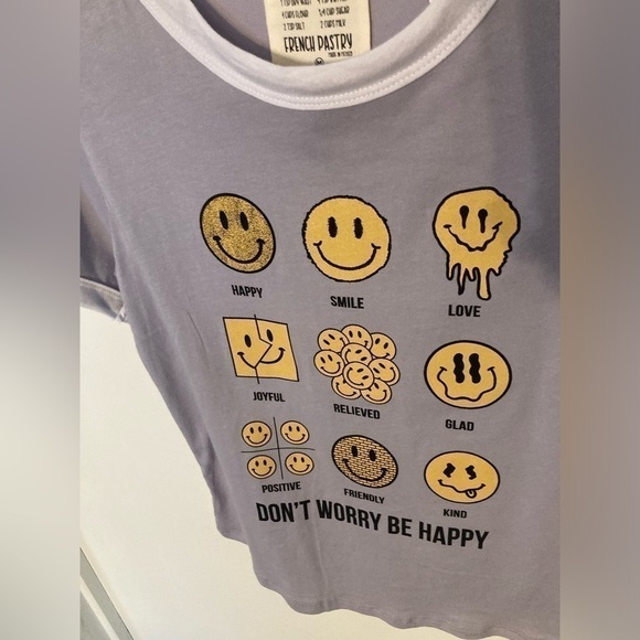 French Pastry crops tops 3 for $25 in size Medium. NWT - Picture 8 of 10
